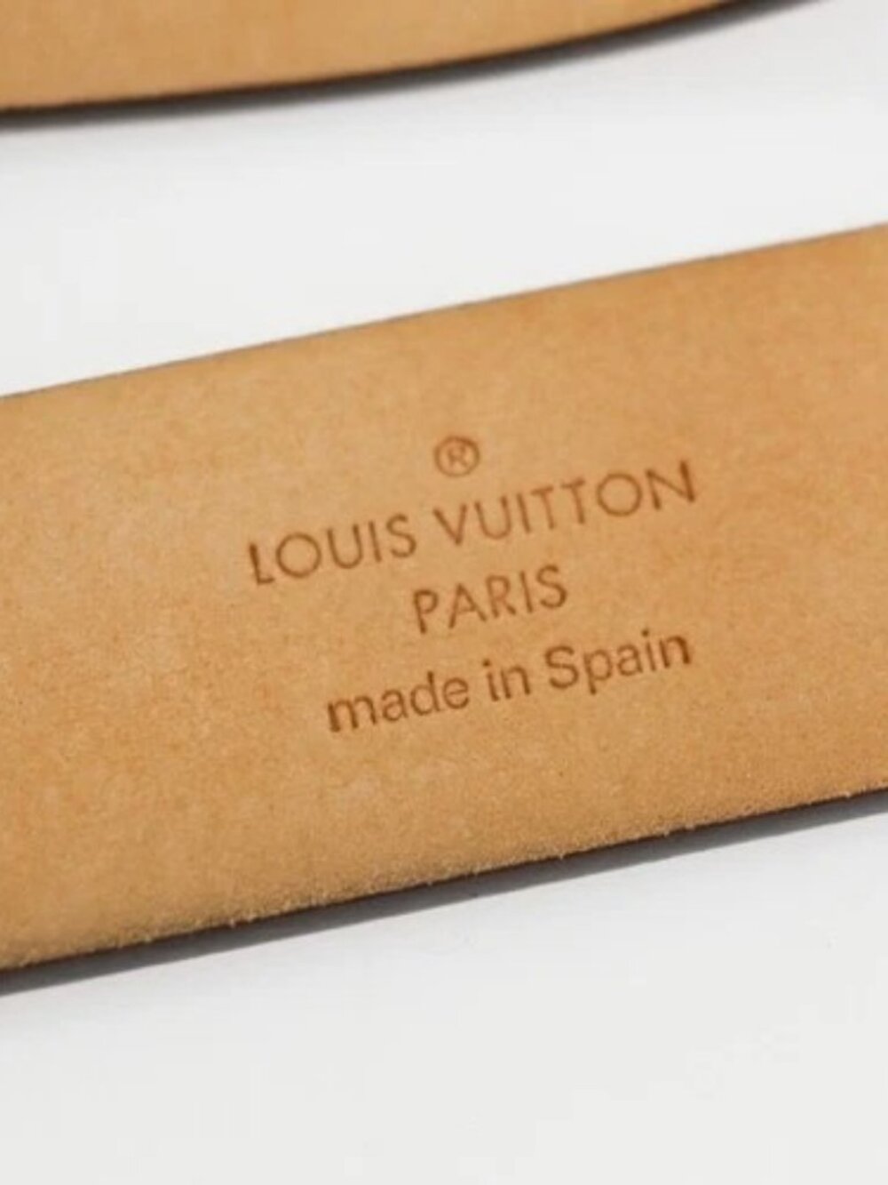 LOUIS VUITTON Santure Carre Belt Damier Ebene Brown GHW France M6802 32KC589 - Picture 11 of 12